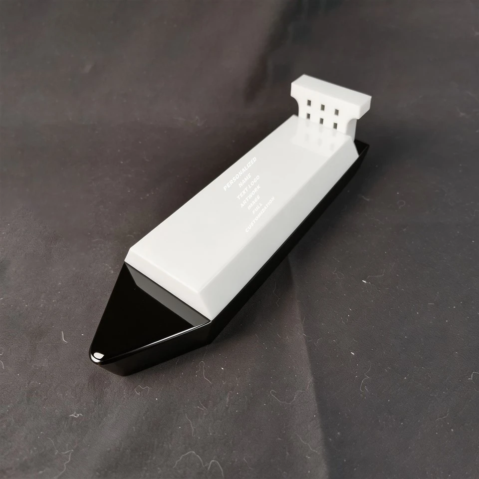 Freight Ship Model Engraved Crystal Award factory